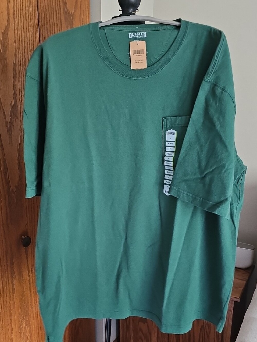 Duluth Trading Co Short Sleeve Crewneck T‑Shirt in Dark Green - Picture 4 of 5